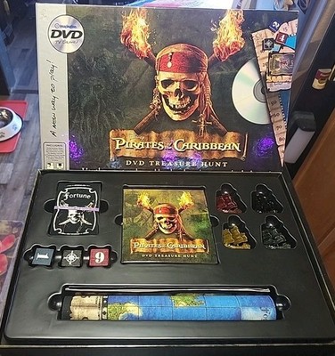Pirates Of The Caribbean DVD Treasure Hunt Game ~ 2006 ~ clean & Complete