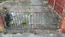 Vintage Classic wrought iron Driveway Gates (each Gate 115.5cm w) For 2.4m Drive