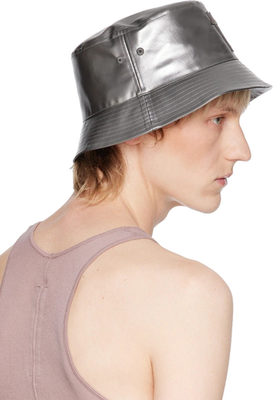 RICK OWENS x CHAMPION Silver Metallic Edition Gilligan Bucket Hat