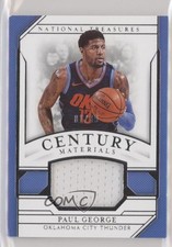 2018-19 Panini National Treasures Century Materials /99 Paul George #CM-PG 00et