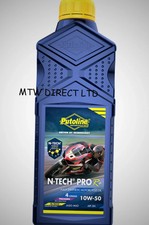 PUTOLINE N-TECH PRO R+  10W-50 FULLY SYNTHETIC 4 STROKE MOTOR OIL 1ltr