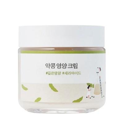 Round Lab Sojabohnen-Pflegecreme mit Soja und Adenosin, 80 ml