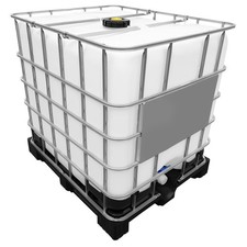  1000l IBC Wassertank auf PE-Palette (Gebraucht/Gespült)