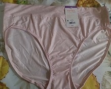 WARNERS No Pinching No Problems Mid Waist Pink Hi Cut Panty 2XL  12.00 nwt