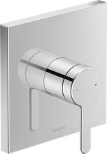 Duravit C.1 Mitigeur de douche à levier unique encastré, rosace carrée, 1 con...