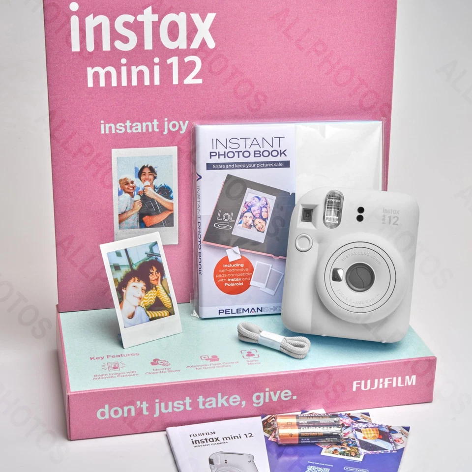Fujifilm Instax Mini 12 Kamera & Fotobuch Konvolut