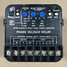 INSTRUMENT TRANSFORMERS LPVR-480 PHASE VOLTAGE MONITOR RELAY 360-500V 3PH 60HZ