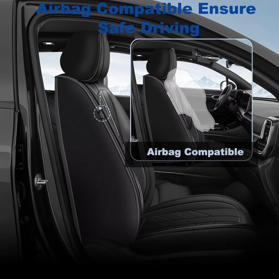 Fundas de asiento de auto para Chevrolet Volt 2011-2019 cojines de cuero PU (2 asientos) Foto 2 de 4