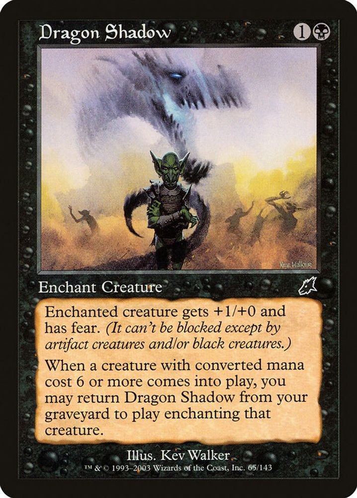 2003 Magic: The Gathering: Scourge - Dragon Shadow (#65, C, Moderately Played)