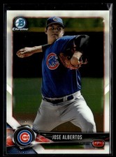2018 Bowman Chrome #BCP229 Jose Albertos Prospects