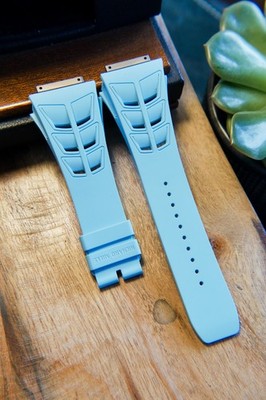 Richard Mille Rubber Strap/ RM011 /  11-03 /blau, blue / like new
