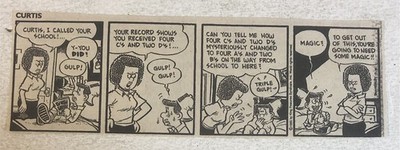 2005 Curtis comic Strip Funnies Ephemera Cs2