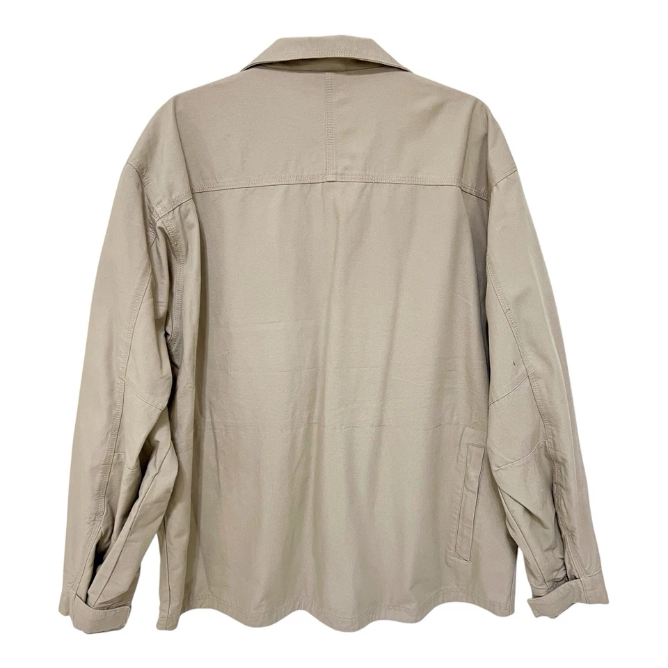 511 Tactical Series NRA Chaqueta Utilitaria Algodón Lona Caqui Hombre’s Grande Foto 2 de 2