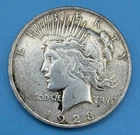 1923 $1 Peace Dollar Silver Coin