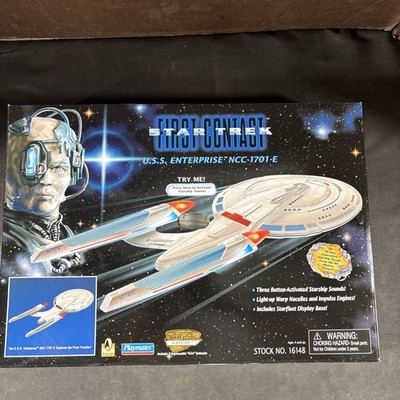 USS ENTERPRISE NCC 1701 - E STAR TREK FIRST CONTACT SEALED NEW SHIP PLAYMATES
