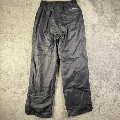 #ad Columbia Mens Waterproof Pants S Black Ridge II Omni Tech Pull On Stretch Waist $20.00