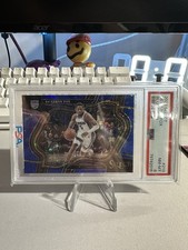 Deaaron Fox 2022 Panini Select Blue Disco 25 Psa 8