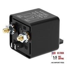 200A 12V Continuous Duty Relay, 4 Pin SPST High Current Split Charge Switch,