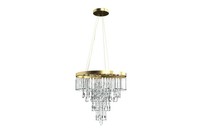 Moderne HäNgelampen 12X40W G9 IP20 Durchsichtig Gold