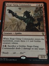 Siege-Gang Commander MTG Dominaria 143/269 Regular Rare