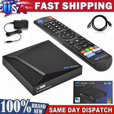 GENUINE We2uSat K3 Pro Android TV Box w/ Bluetooth Voice Remote Wi-Fi 6