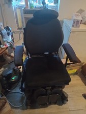 Invacare electric powered recliner wheelchair color black