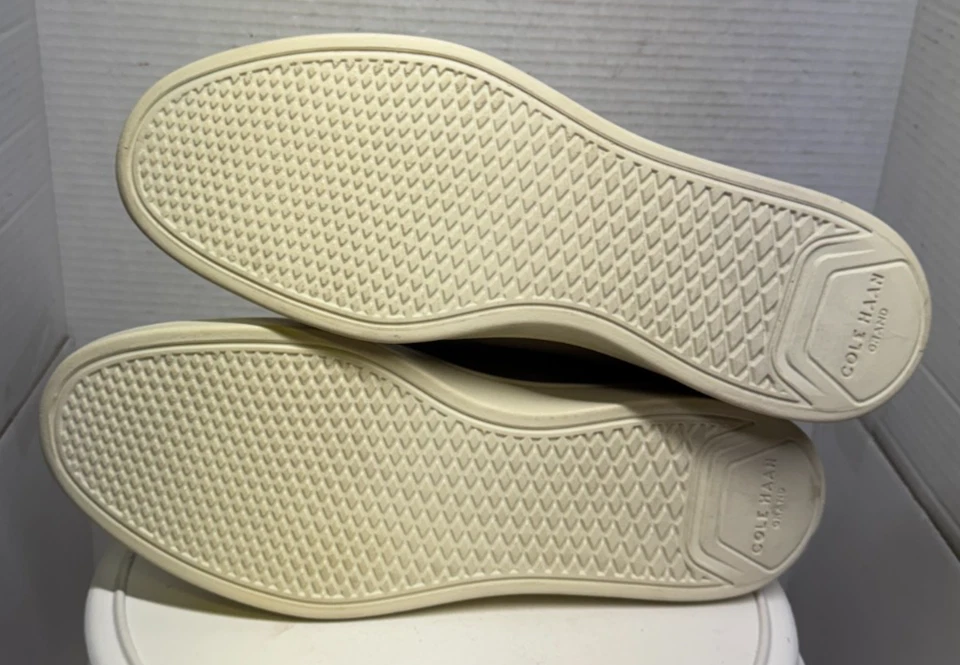 Cole Haan Grand Crosscourt Botas de Cuero Modernas C31864 Para Hombres Gris Con Cordones 12M 46 Foto 3 de 4