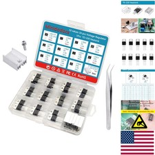 Versatile 39-Pc Voltage Regulator Kit: TO-220 Heatsinks Components Included