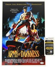 Sam Raimi signed 12x18 Poster Writer Director Army of Darkness JSA