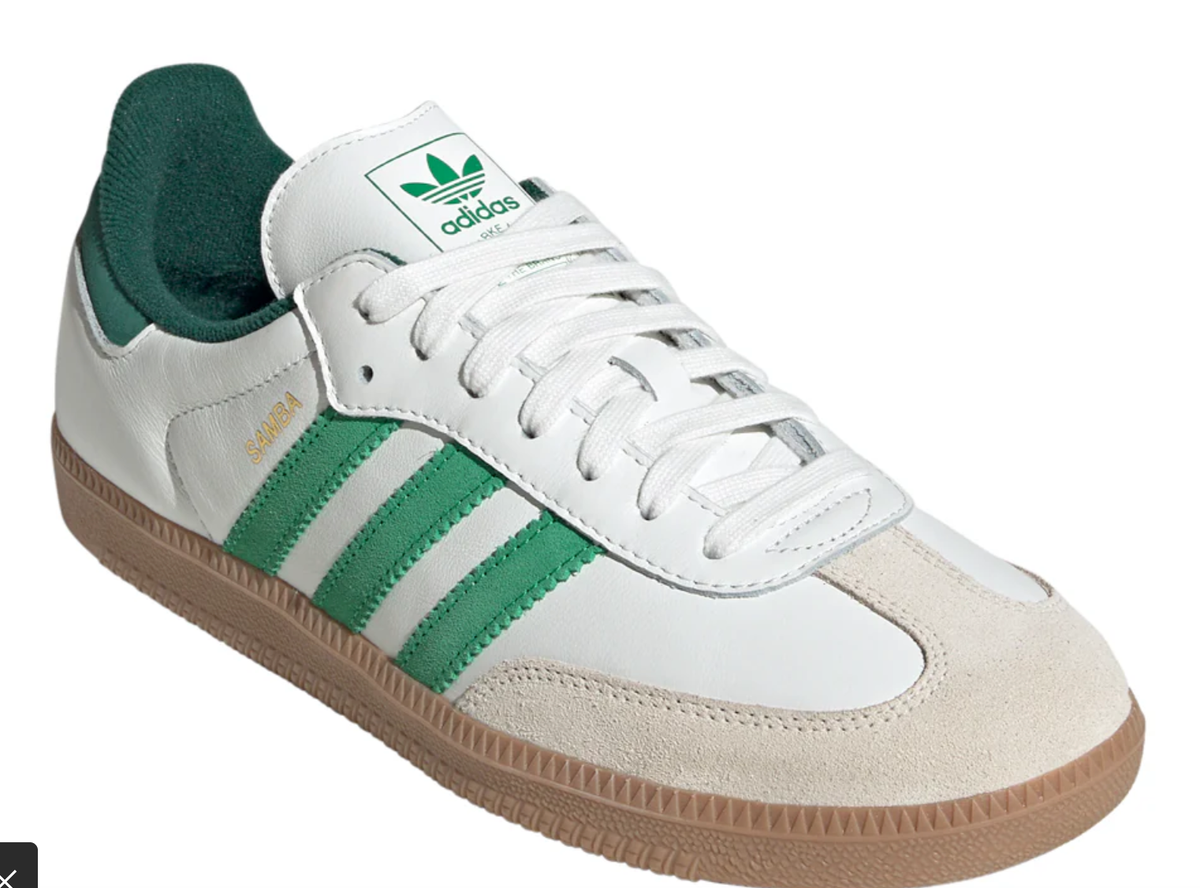 Adidas Samba OG White Collegiate Green JI3202 Men's Sneakers | eBay