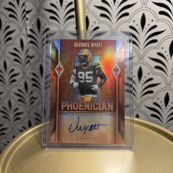 Panini Phoenix NFL Devonte Wyatt 2025 #PHP-DWT estuche fenicio automático golpeado