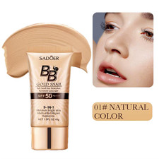 BB Cream Foundation 2Colors Brighten Even Skin Tone Liquid Concealer Gold Snail