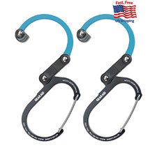 GEAR AID HEROCLIP Carabiner Clip and Hook Large for Camping, Backpack, Organiz