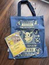 Natural History Museum x Pok�mon Eevee Tote Bag + Pikachu Prom
