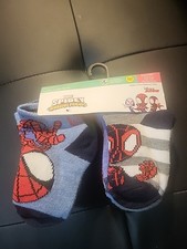 Spider Man Toddler Ankle Socks Ten Pack Size 12/24 Months