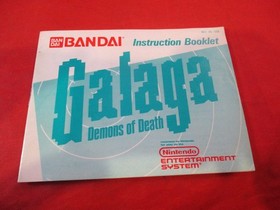 Galaga Demons of Death (Nintendo NES) COMPLETE w/ Box manual game WORKS!