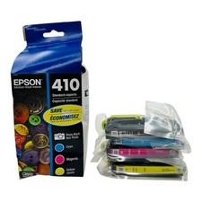 Genuine Epson 410 Ink Cartridges 4 Pack Photo Black CMY T410520 01/2028 Open Box