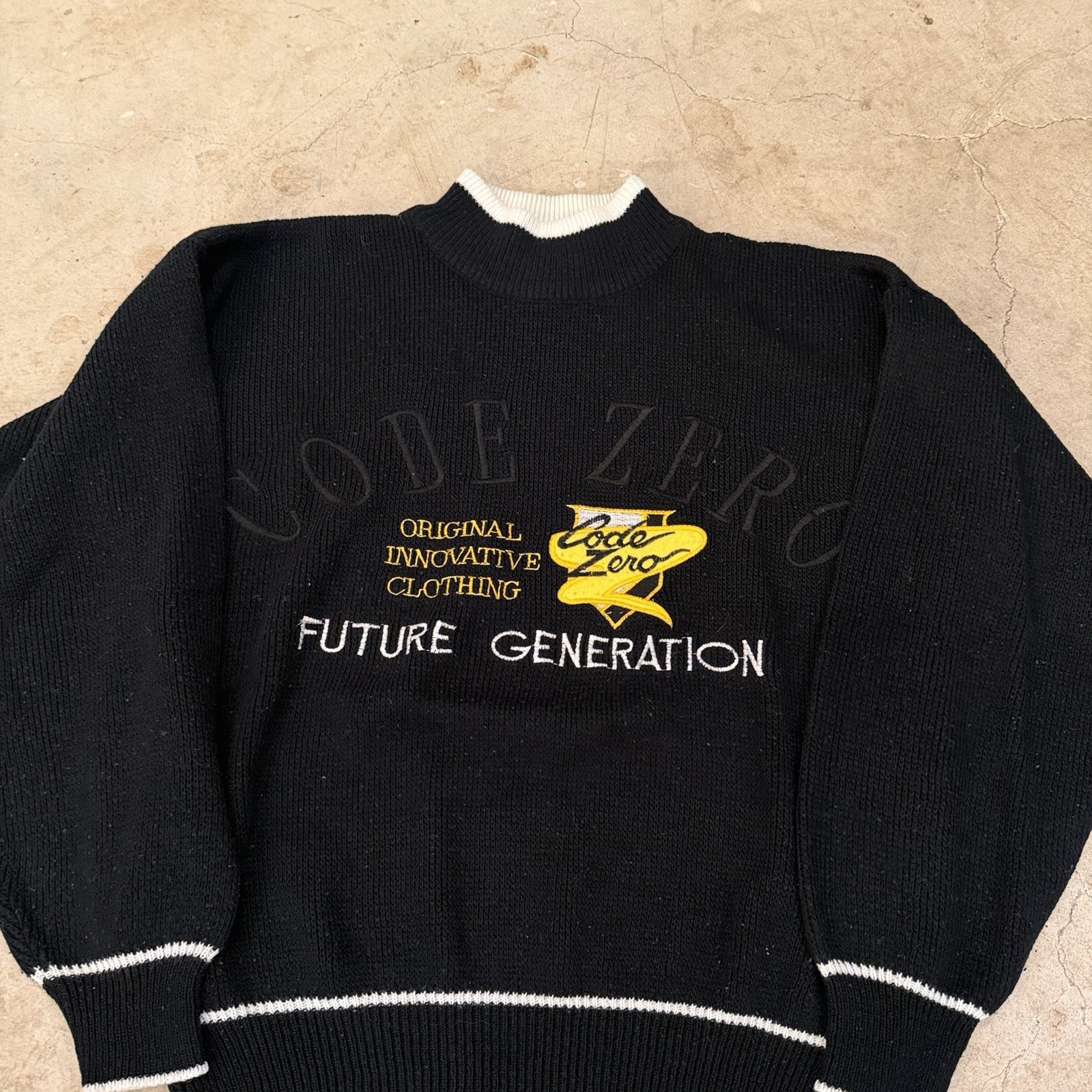 Vintage Code Zero Future Generation Knit Sweater … - image 4