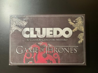 Cluedo Game of Thrones Thron der Schwerter Brettspiel - ITALIENISCH NEU SEALED