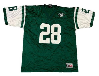 Curtis Martin — New York Jets Logo Athletic Jersey — Size Men's XL