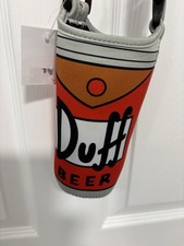The Simpsons Universal Studios Parks Duff Duffman Drink Holder with Strap