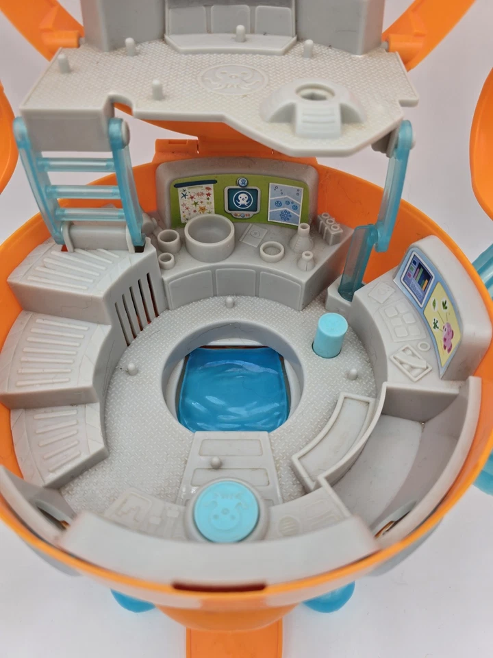 Conjunto de jogos de polvo Fisher Price Octonauts luzes da sede sons funcionam - Imagem 4 de 4