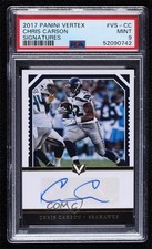 2017 Panini Vertex Signatures 161/199 Chris Carson #VS-CC PSA 9 MINT Auto 03rx