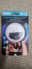 Bower Rechargeable Clip-On 36 LED Ring Light/For Smart Phones FREE SHIPPING