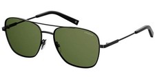Polaroid Polarized Men's Black Slim Squared Aviator Sunglasses PLD2068SX-0807-UC
