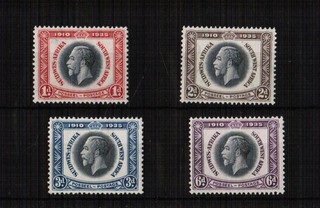 South West Africa 1935 Silver Jubilee Omnibus Set Mounted Mint