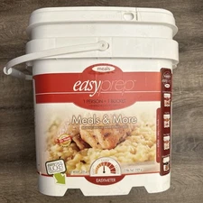 EasyPrep Emergency Food Supply Meals & More 227 Servings Survival Bucket