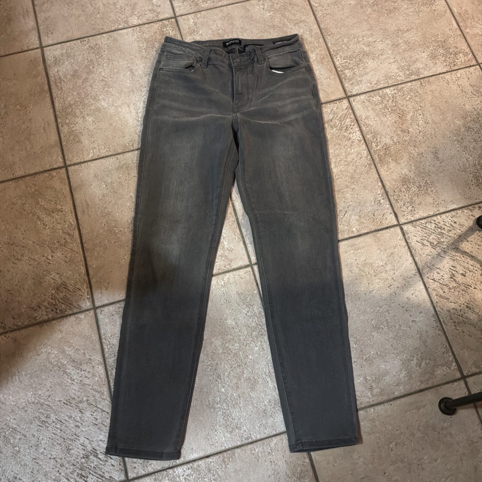 Buffalo David Bitton Gray Skinny Denim Pants, Daily, Size 8/29