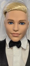 Signature Barbie 2025 Holiday Ken Doll 2 Model Muse Blonde Rooted Hair JGK55 