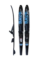 Rave Sports Adult Pure Combo Water Recreation Water Skis with Plastic Top